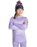 GIRLS JYNDIE CREW NECK TOP - PURPLE ROSE